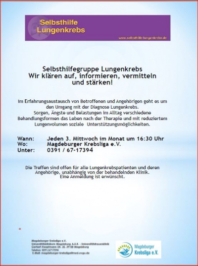 Lungenkrebs Gruppe