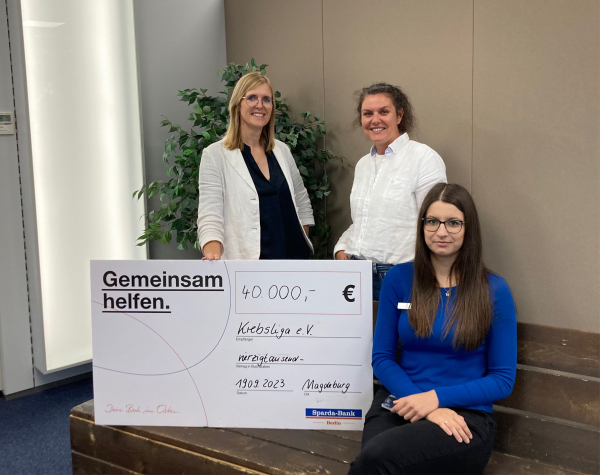 Wir sind sehr dankbar für 40.000 Euro